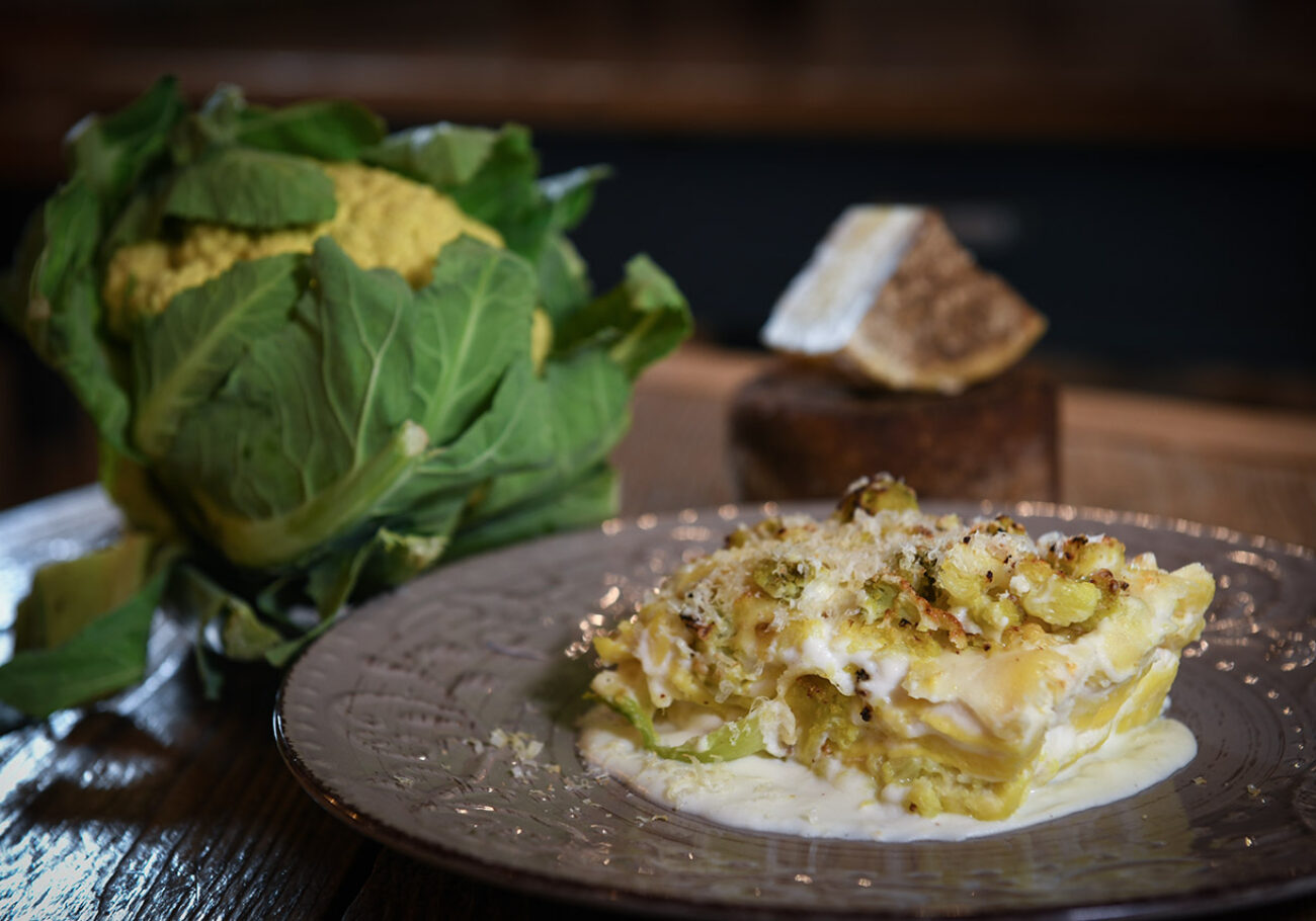 Il Quinto Quarto El Licinsì lasagne cavolo ronchi formaggio fatulì foto Marioli